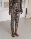 BASERANGE 25 Autumn/Winter SYNC Skinny Stirrup Casual Pants BAS-PASL-CI-AU25-LEOPARD